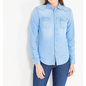 Pepe Jeans dámská džínová košile Rosie - XS (000)